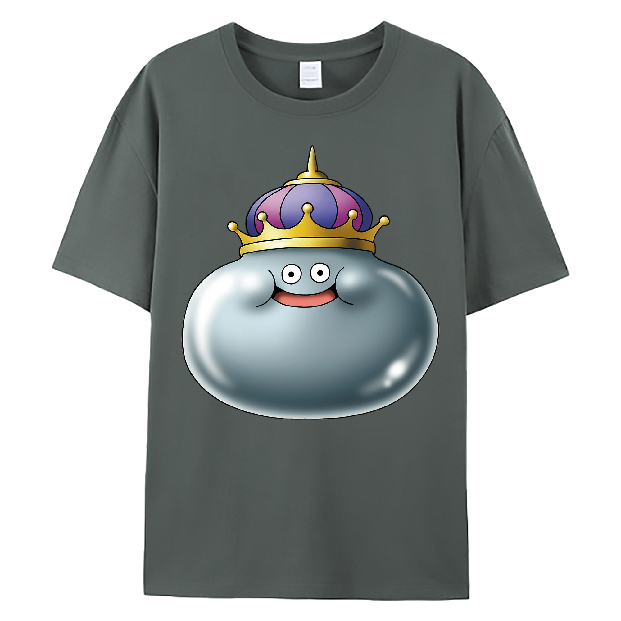 （画像用） ドラゴンクエスト Doragon Kuesuto Dragon Quest 綿100％ メンズ半袖Tシャツ｜肌触りやわらか＆通気性